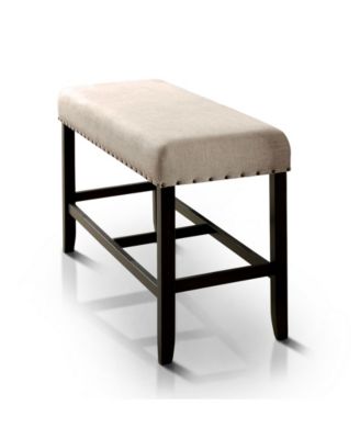 Furniture of America - Langly Upholstered Pub Chair, Quick Ship