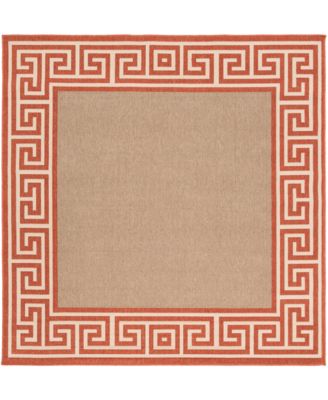 Surya - Alfresco ALF-9628 Rust 8'9" Square Area Rug