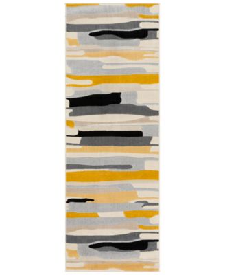 Abbie & Allie Rugs - City CIT-2340 Mustard 2'7" x 7'3" Runner Area Rug