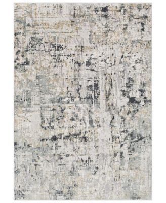 Surya - Quatro QUA-2302 Silver Gray 6'7" x 9'6" Area Rug