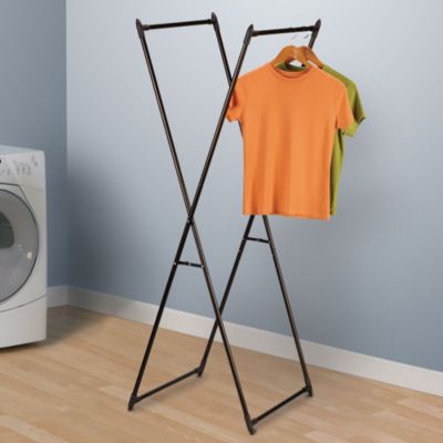 Household Essentials - Antique Bronze Valet Clothes Rack