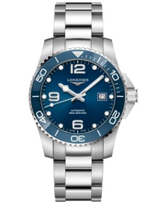 Longines - Men's Swiss Automatic HydroConquest Stainless Steel Bracelet Watch 41mm