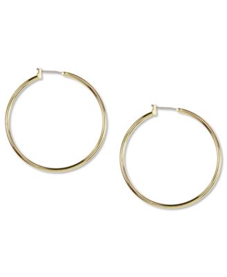Anne Klein - Gold-Tone Large Hoop Earrings