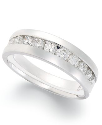 Macy's - Diamond Band Ring in 14k White Gold (1 ct. t.w.)