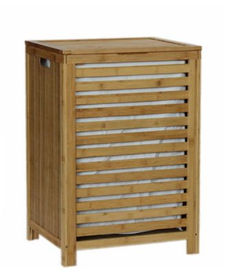 Gallerie Décor - Bamboo Natural Spa Hamper, Quick Ship