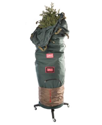 TreeKeeper - Medium Upright Tree Storage Bag w/ Rolling Tree Stand