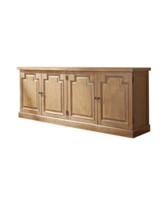 Coaster Home Furnishings - Florence Server with Raised Panels and Nested Drawers Rustic Smoke