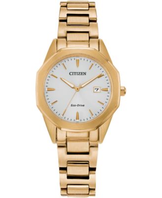 Citizen - Women's Corso Gold-Tone Stainless Steel Bracelet Watch 28mm