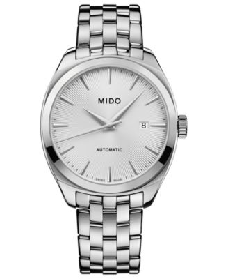 Mido - Men's Swiss Automatic Belluna Royal Stainless Steel Bracelet Watch 41mm