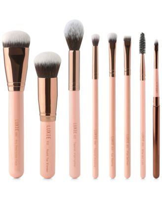 LUXIE - 8-Pc. Rose Gold Complete Face Brush Set