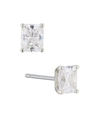 Eliot Danori - Small Emerald Cubic Zirconia Earring, Created for Macy's
