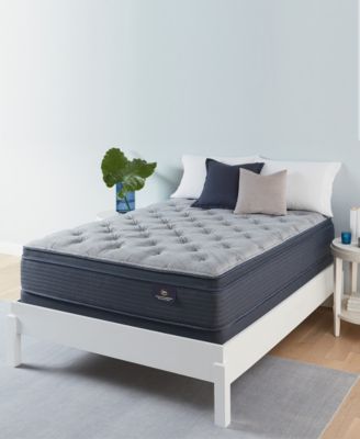 Serta - LUXE Grandmere 14" Plush Pillow Top Mattress Set- Full