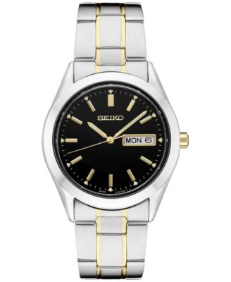 Seiko - Men's Essential Two-Tone Stainless Steel Bracelet Watch 40mm