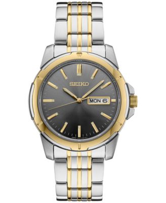 Seiko - Men's Essentials Two-Tone Stainless Steel Bracelet Watch 39mm