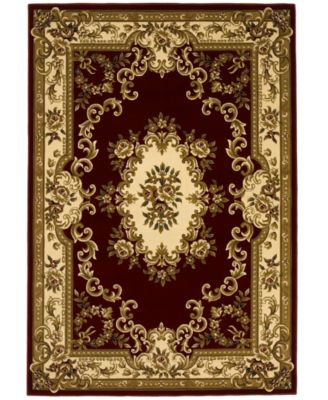 Kas - Corinthian 5308 Red/Ivory Aubusson Area Rugs