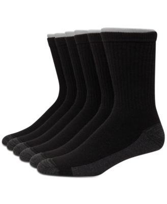 Hanes - Men's 6Pk. Ultimate Xtemp Ultra Cushion Crew Socks