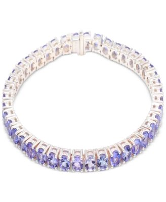 Macy's - Tanzanite Tennis Bracelet (11-1/3 ct. t.w.) in Sterling Silver