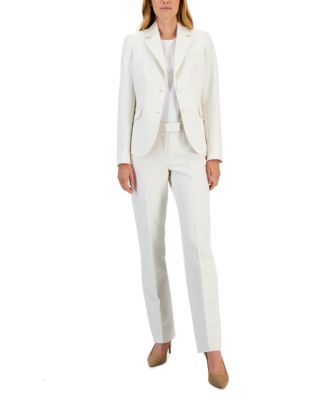 Anne Klein - Women's Two-Button Jacket & Flare-Leg Pants & Pencil Skirt