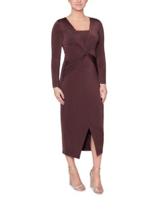 RACHEL Rachel Roy - Women's Onyx Twisted-Front Dress