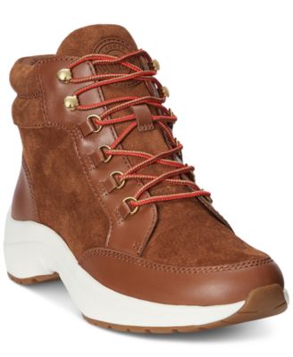 Lauren Ralph Lauren - Women's Rylee Lace-Up High-Top Hiker Sneakers