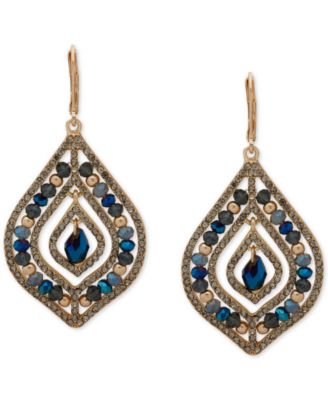 lonna & lilly - Gold-Tone Beaded Chandelier Earrings