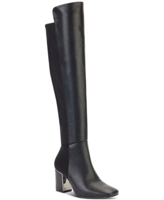 DKNY - Women's Cilli Square-Toe Knee-High Dress Boots