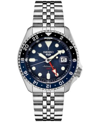 Seiko - Men's Automatic 5 Sports Stainless Steel Bracelet Watch 43mm