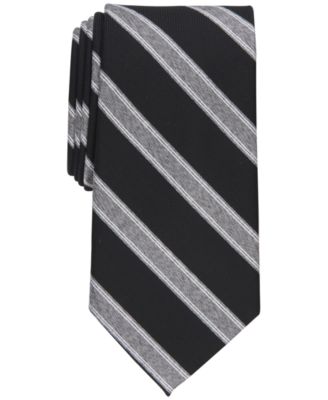 Club Room - Men's Stone Classic Stripe Tie
