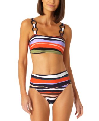 Anne Cole - Women's Ring Strap Bralette Top & Bottoms
