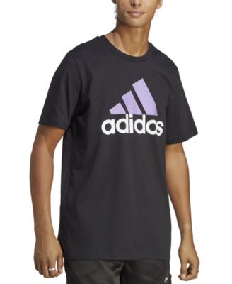 adidas - Men's Essentials Regular-Fit Logo Graphic T-Shirt