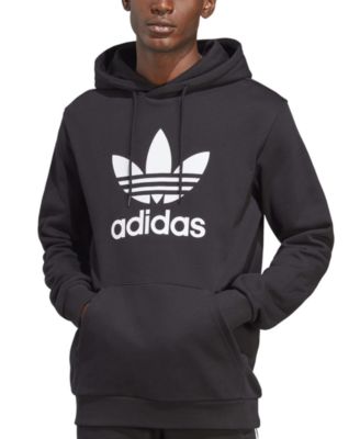 adidas - Men's Adicolor Classics Trefoil Classic-Fit Logo-Print French Terry Hoodie