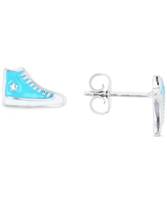 Macy's - Sneaker Stud Earrings in Sterling Silver or 14k Gold over Sterling Silver