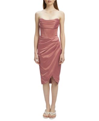 Bardot - Women's Jamila Strapless Sweetheart Corset Dress