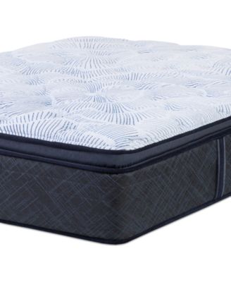 Serta - Perfect Sleeper Blue Lagoon Night 14" Plush Pillow Top Mattress-Twin