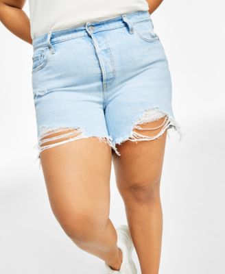 Levi's - Trendy Plus Size 501 Denim Shorts in Of Two Minds