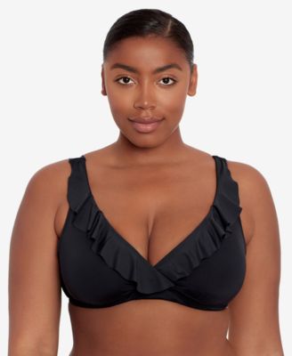 Lauren Ralph Lauren - Beach Club Solid Ruffle Underwire Bikini Top