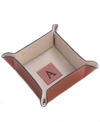 Bey-Berk - Saddle Brown Leather Snap Valet