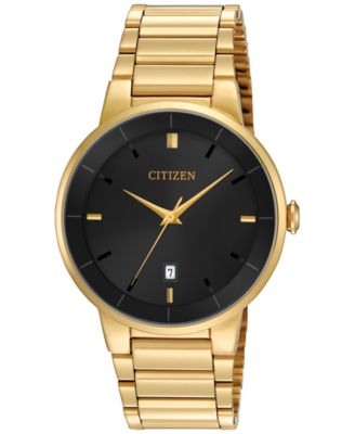 Citizen - Men's Gold-Tone Stainless Steel Bracelet Watch 40mm BI5012-53E
