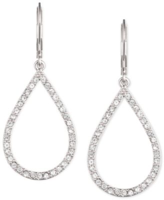Anne Klein - Pav&eacute; Crystal Teardrop Earrings