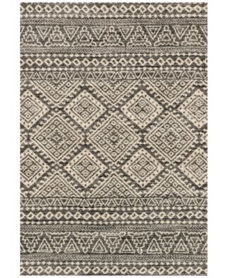 Spring Valley Home - Emory EB-08 Graphite/Ivory 7'7"x10'6" Area Rug