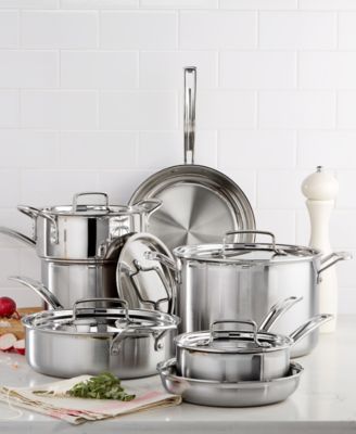 Cuisinart - Multiclad Pro Stainless 12-Piece Cookware Set