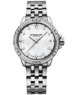 Raymond Weil - Women's Swiss Tango Diamond Accent Stainless Steel Bracelet Watch 30mm 5960-STS-00995