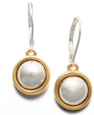 Lauren Ralph Lauren - Two Tone Circle Drop Earrings