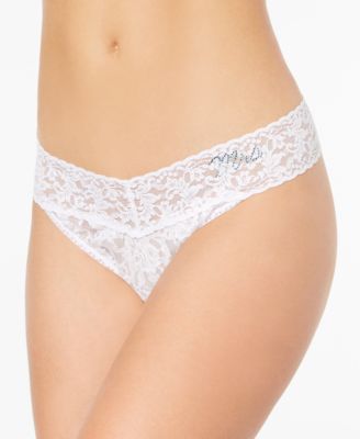 Hanky Panky - Mrs. Original-Rise Sheer Lace Thong 4811T2