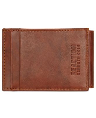Kenneth Cole Reaction - Men's Crunch Magnetic Front-Pocket Leather Wallet