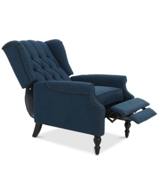 Noble House - Charles Fabric Recliner, Quick Ship
