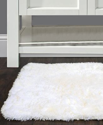 Popular Bath - St. Lucia 17" x 24" Faux-Fur Bath Rug