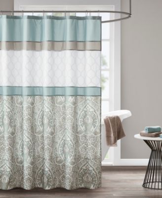 510 Design - Shawnee 72" x 72" Printed and Embroidered Shower Curtain