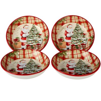 Certified International - Holiday Wishes 4-Pc. Soup/Pasta