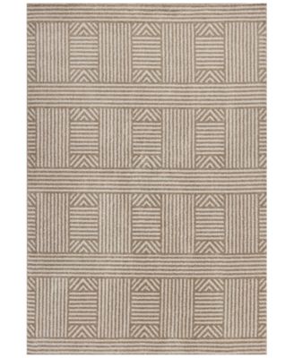 Kas - Lucia Westport 2762 Beige 6'7" x 9'6" Indoor/Outdoor Area Rug